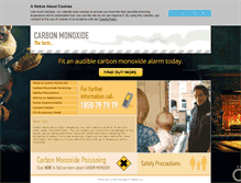 Tablet Screenshot of carbonmonoxide.ie